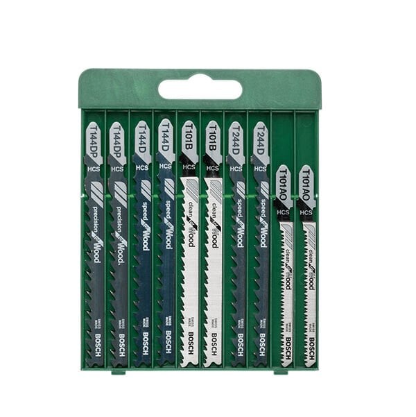 Bosch 10 Parça Dekupaj Testere Seti Karışık