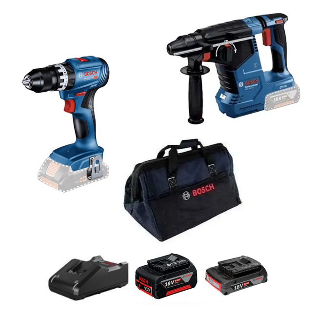 Bosch GBH 187-LI + GSB 18V-45