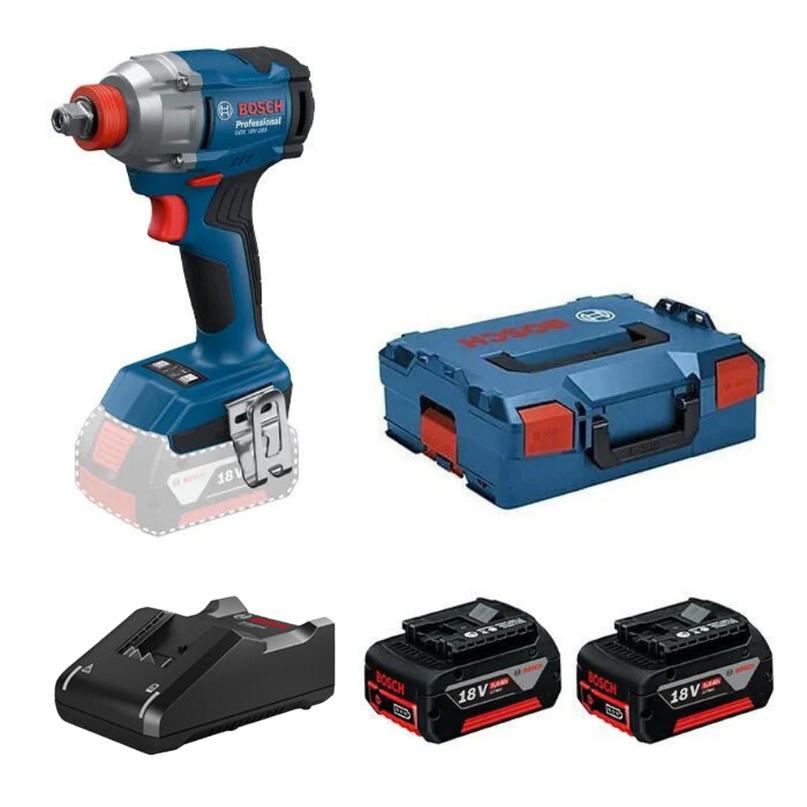 Bosch GDX 18V-285 Akülü Somun Sıkma 5 Ah x 2 adet