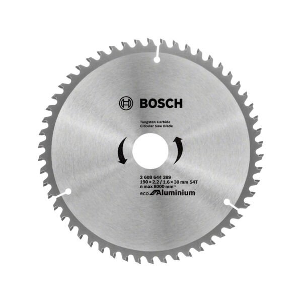 Bosch Alüminyum Daire Testere Bıçağı 190x30mm 54 Diş