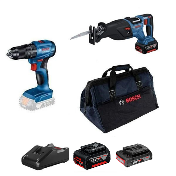 Bosch GSR 185-LI + GSA 185-LI