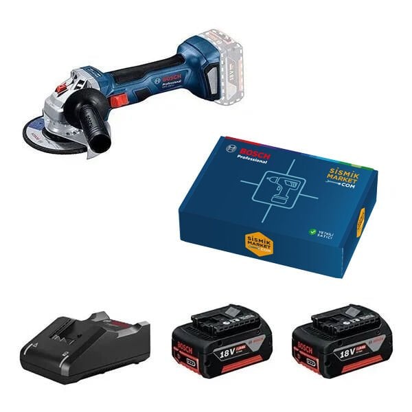 Bosch GWS 180-LI Akülü Taşlama 5 Ah x 2 adet