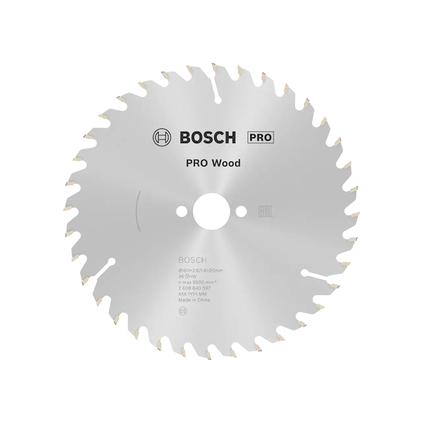 Bosch Daire Testere Bıçağı Ahşap 160x20/16mm 36 Diş