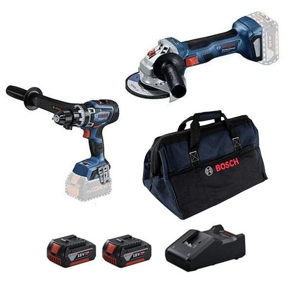 Bosch GWS 18V-8 + GSB 18V-150 C