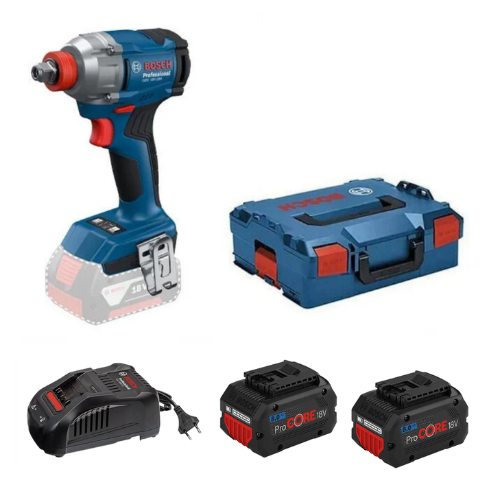 Bosch GDX 18V-285 Akülü Somun Sıkma 8 Ah x 2 adet