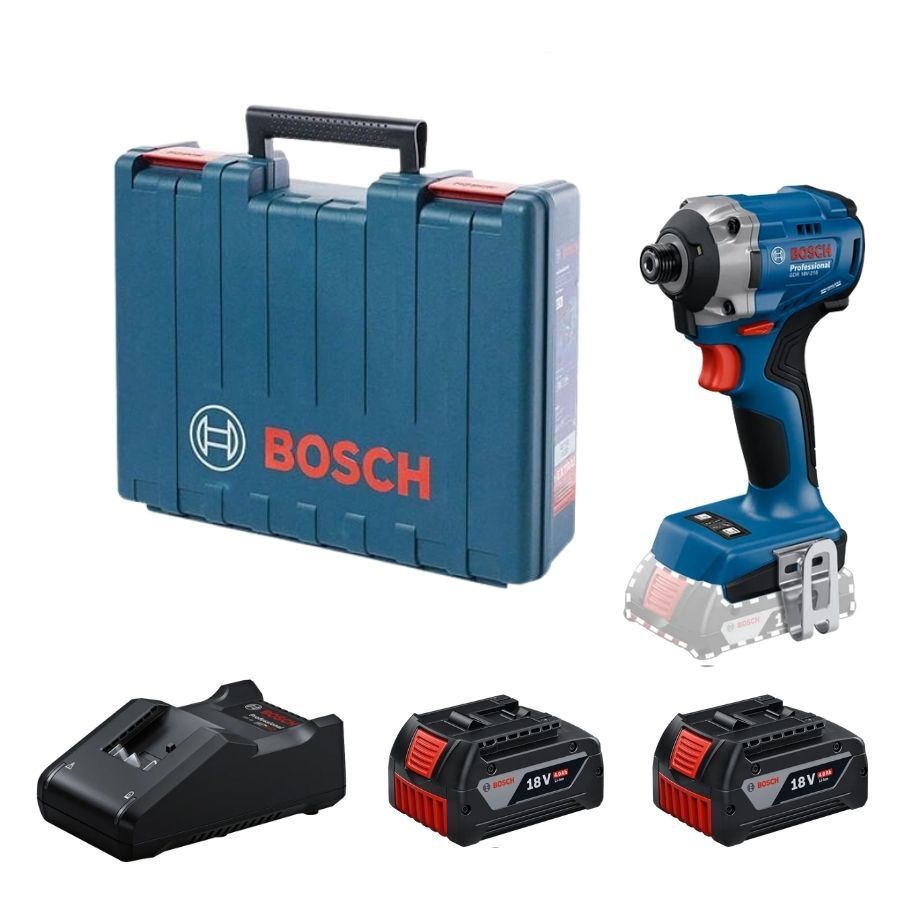 Bosch GDR 18V-215 Akülü Somun Sıkma 4 Ah x 2 adet