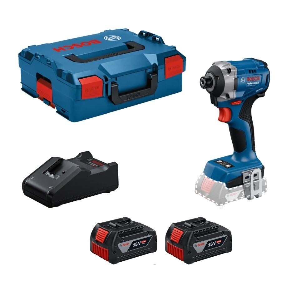 Bosch GDR 18V-215 Akülü Somun Sıkma 4 Ah x 2 adet