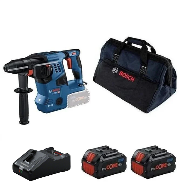 Bosch GBH 18V-28 C Akülü Kırıcı Delici 8 Ah x 2 adet