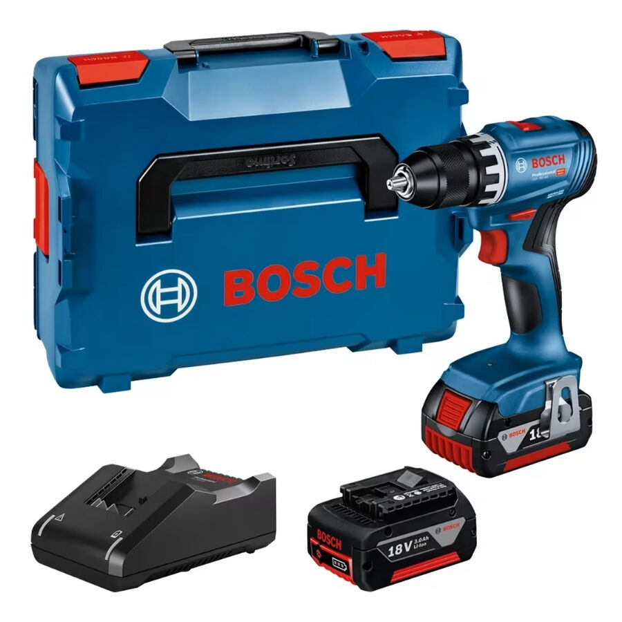 Bosch GSR 18V-45 Akülü Vidalama 5 Ah x 2 adet