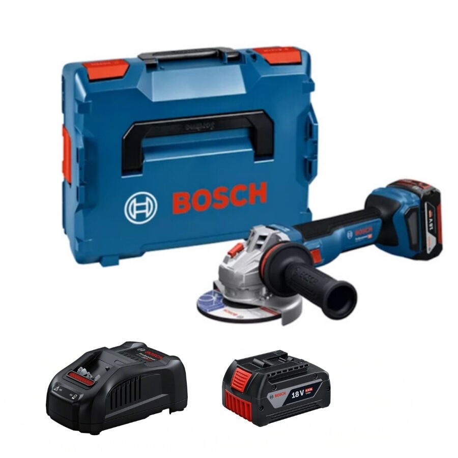Bosch GWS 18V-11 Akülü Taşlama 4 Ah x 2 adet