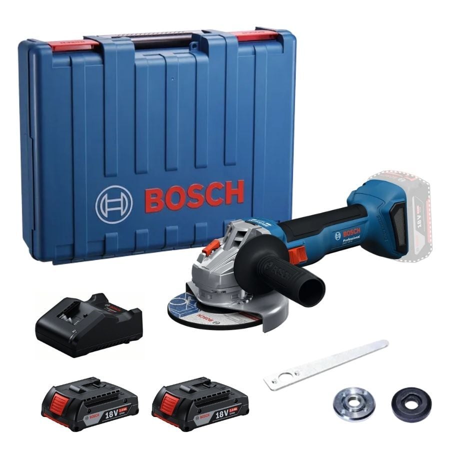 Bosch GWS 18V-8 Akülü Taşlama 2 Ah x 2 adet