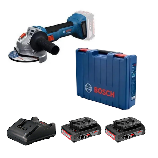 Bosch GWS 18V-8 Akülü Taşlama 2 Ah x 2 adet