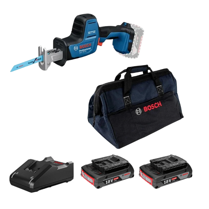 Bosch GSA 18V-24 Akülü Tilki Kuyruğu 2 Ah x 2 adet