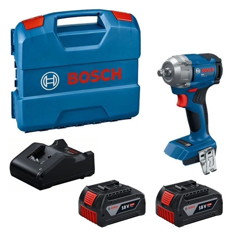 Bosch GDS 18V-350 Akülü Somun Sıkma 4 Ah x 2 adet