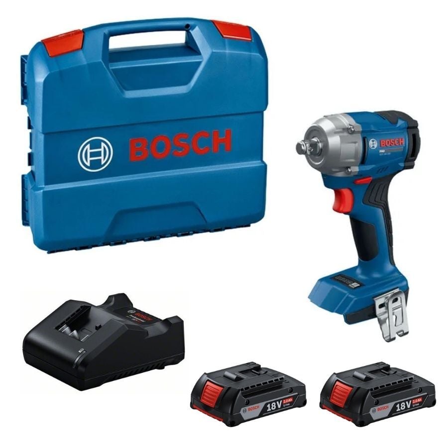 Bosch GDS 18V-350 Akülü Somun Sıkma 2 Ah x 2 adet