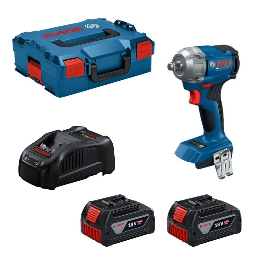 Bosch GDS 18V-350 Akülü Somun Sıkma 5 Ah x 2 adet
