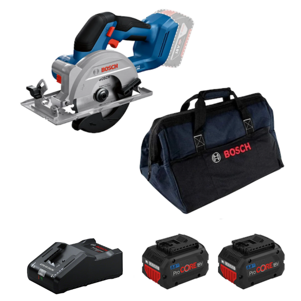 Bosch GKS 18V-51 Akülü Daire Testere 8 Ah x 2 adet