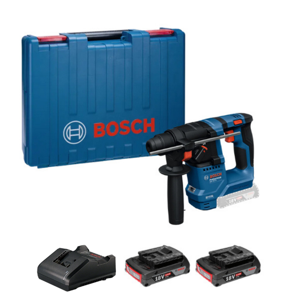Bosch GBH 18V-18 Akülü Kırıcı Delici 2 Ah x 2 adet