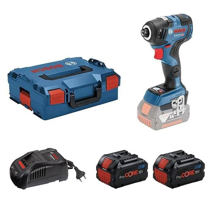 Bosch GDR 18V-200 C Akülü Somun Sıkma 8 Ah x 2 adet