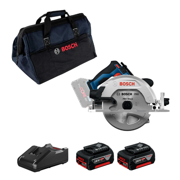 Bosch GKS 18V-68-2 Akülü Daire Testere 5 Ah x 2 adet