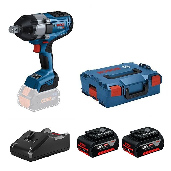 Bosch GDS 18V-1050 H Akülü Somun Sıkma 5 Ah x 2 adet