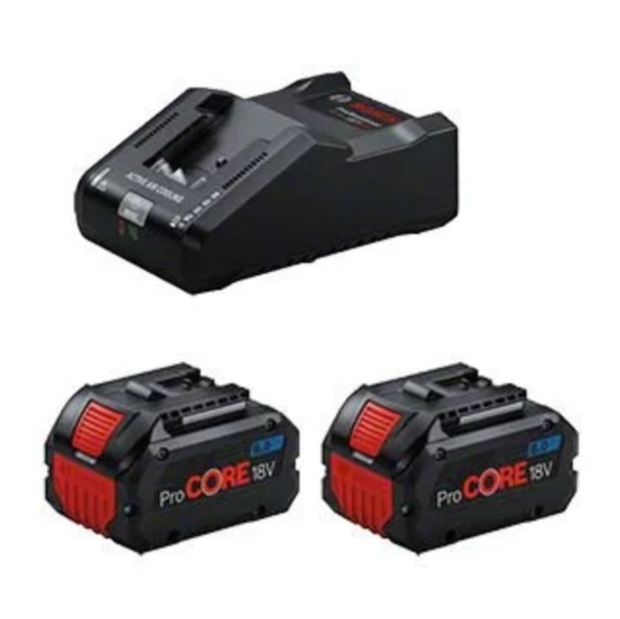 Bosch Şarj Seti GAL 18V-160 + ProCORE 18V 8.0 Ah x 2 adet