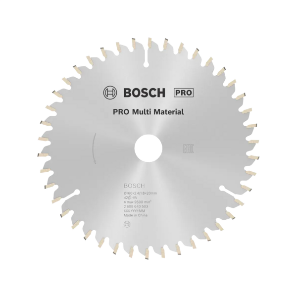 Bosch Multi Material Daire Testere Bıçağı 160x20/16mm 42 Diş