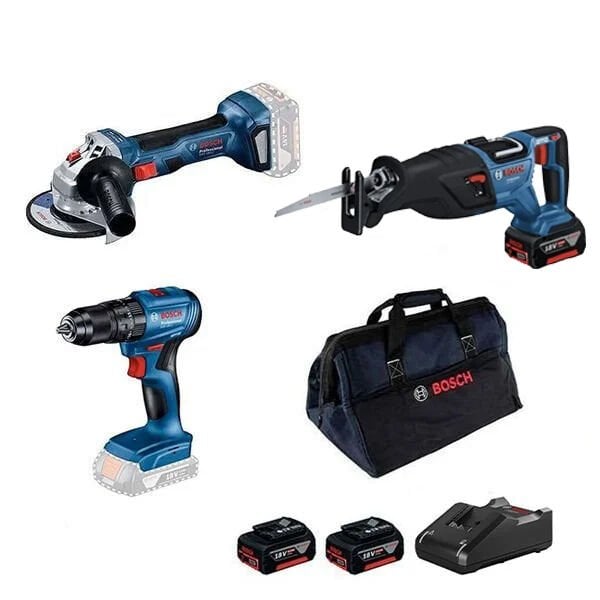 Bosch GWS 180-LI + GSA 185-LI + GSB 185-LI