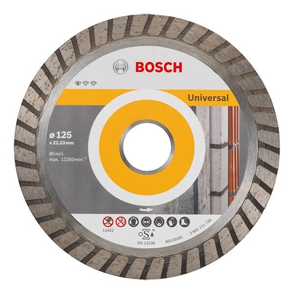 Bosch Universal Kesme Diski Turbo 10 adet 125 mm