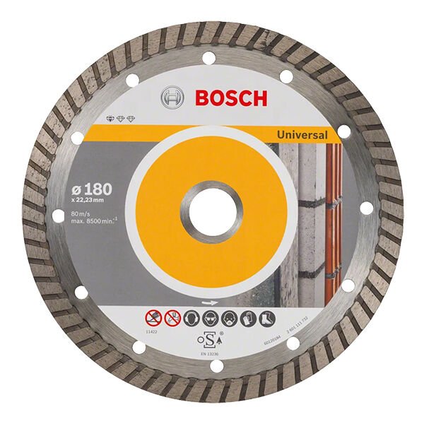 Bosch Universal Kesme Diski Turbo 10 adet 180 mm