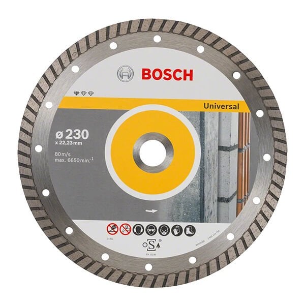 Bosch Universal Kesme Diski Turbo 10 adet 230 mm