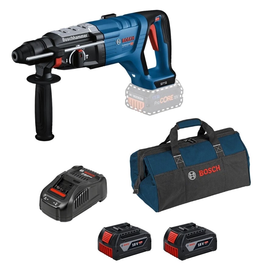Bosch GBH 18V-28 D Akülü Kırıcı Delici 4 Ah x 2 adet