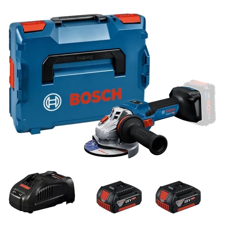 Bosch GWS 18V-15 S Akülü Taşlama 5 Ah x 2 adet