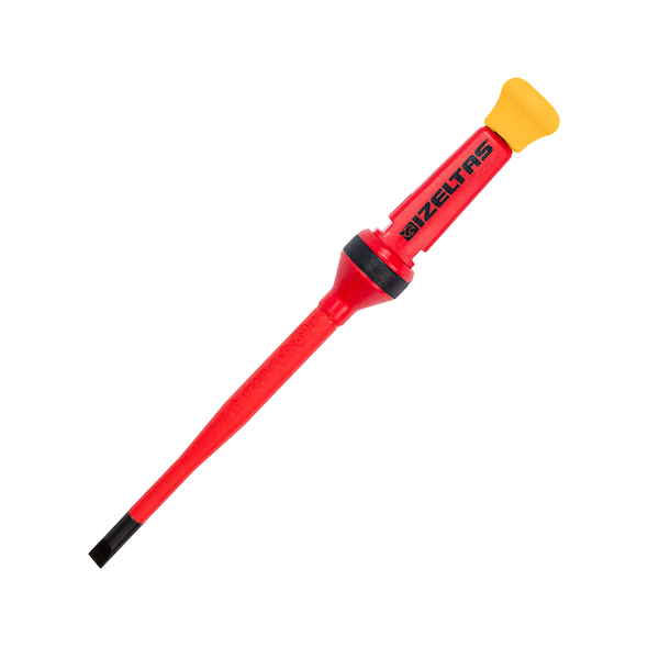İzeltaş 1000V İzoleli Elektro Slim Düz Tornavida