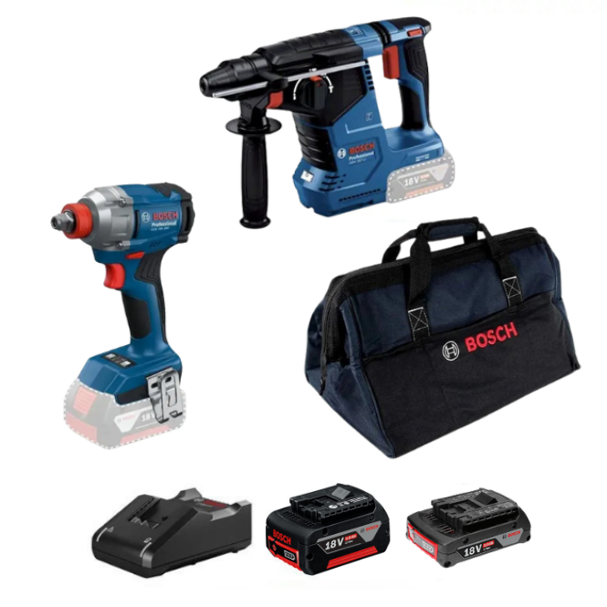 Bosch GBH 18V-24 C + GDX 18V-285
