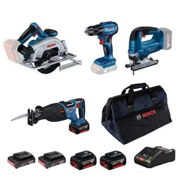 Bosch GKS 185-LI + GSA 185-LI + GST 185-LI + GSR 185-LI