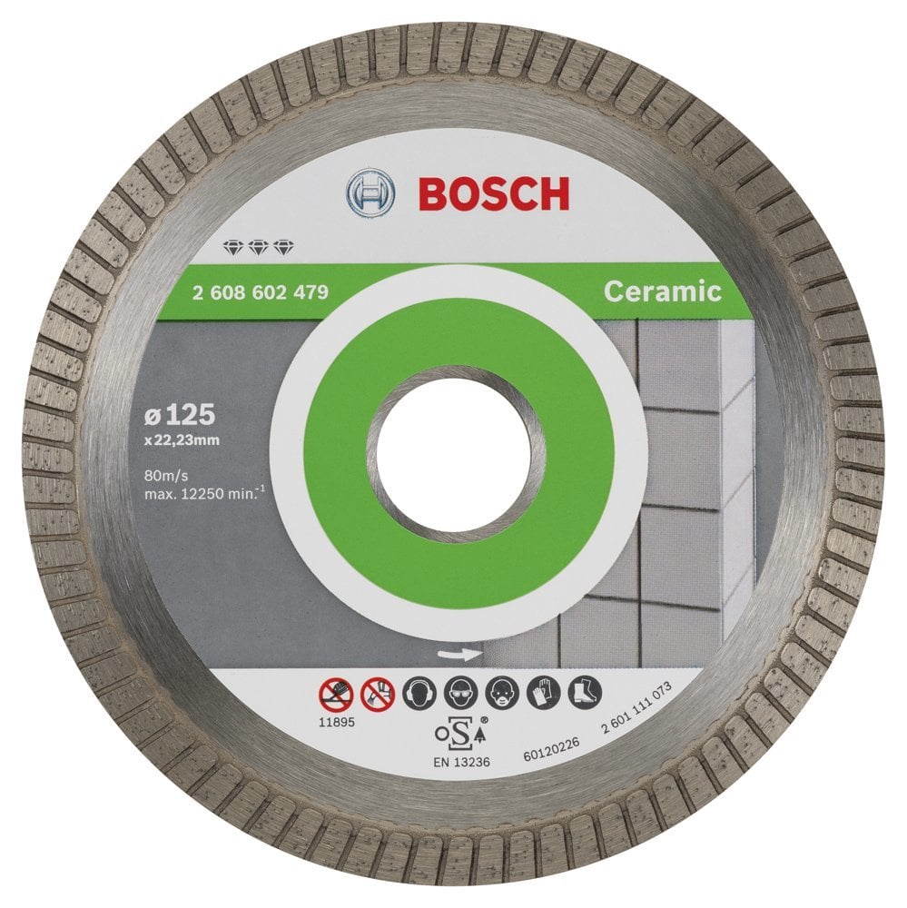 Bosch Seramik Kesme Diski Turbo Best 125 mm