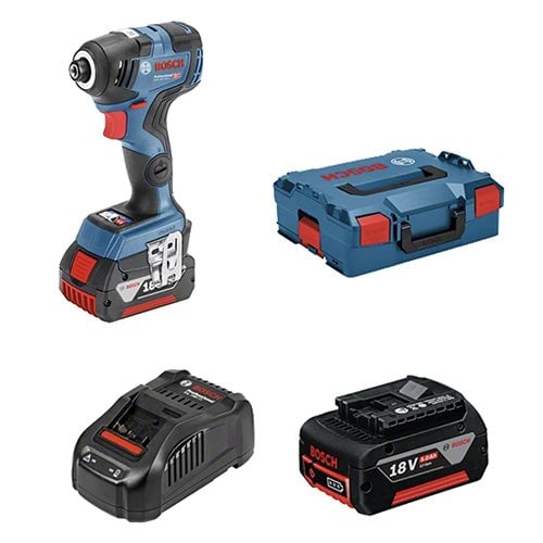 Bosch GDR 18V-200 C Akülü Somun Sıkma 5 Ah x 2 adet