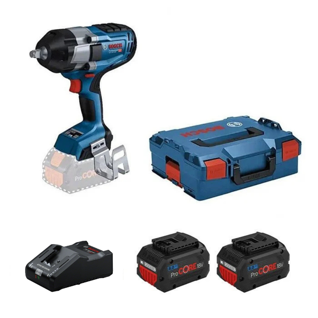 Bosch GDS 18V-1000 Akülü Somun Sıkma 8 Ah x 2 adet