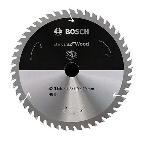 Bosch Akülü Daire Testere Bıçağı Ahşap 165x20mm 48 Diş