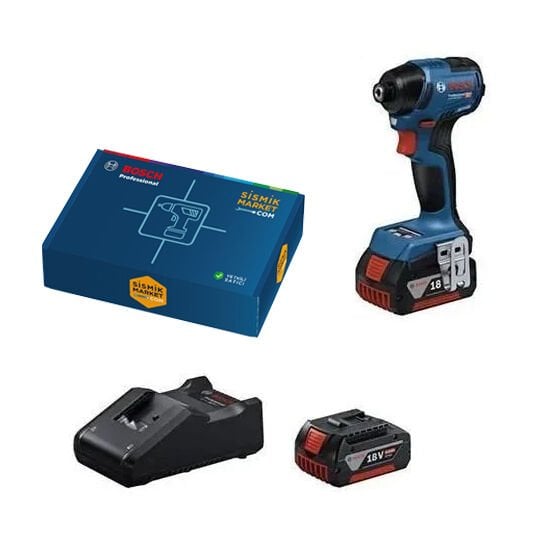 Bosch GDR 18V-220 C Akülü Somun Sıkma 4 Ah x 2 adet