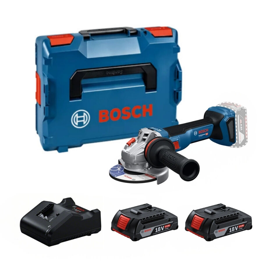 Bosch GWS 18V-11 Akülü Taşlama 2 Ah x 2 adet